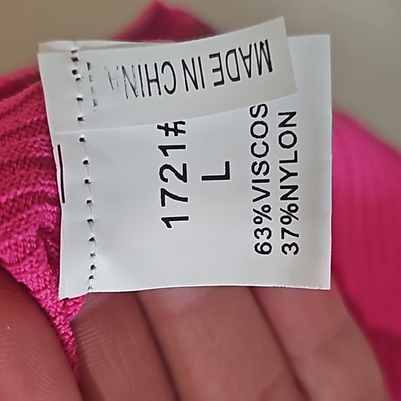 La Reyna by fashion fashion hot pink Dolman sleeve top - Picture 5 of 6